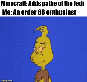 Minecraft Memes - By the distributive property order 66 is canon to Minecraft