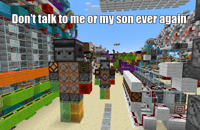 Minecraft Memes - Don't @ me or my son again