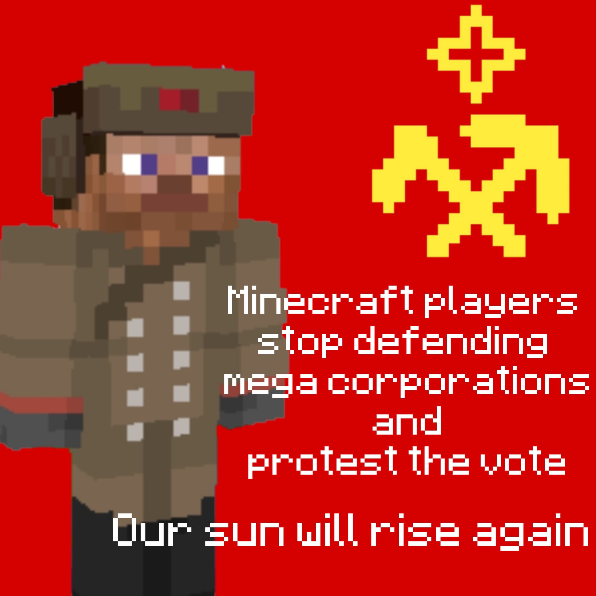 Minecraft Memes - Freedom for the most repressed grouper in history: Minecraft players