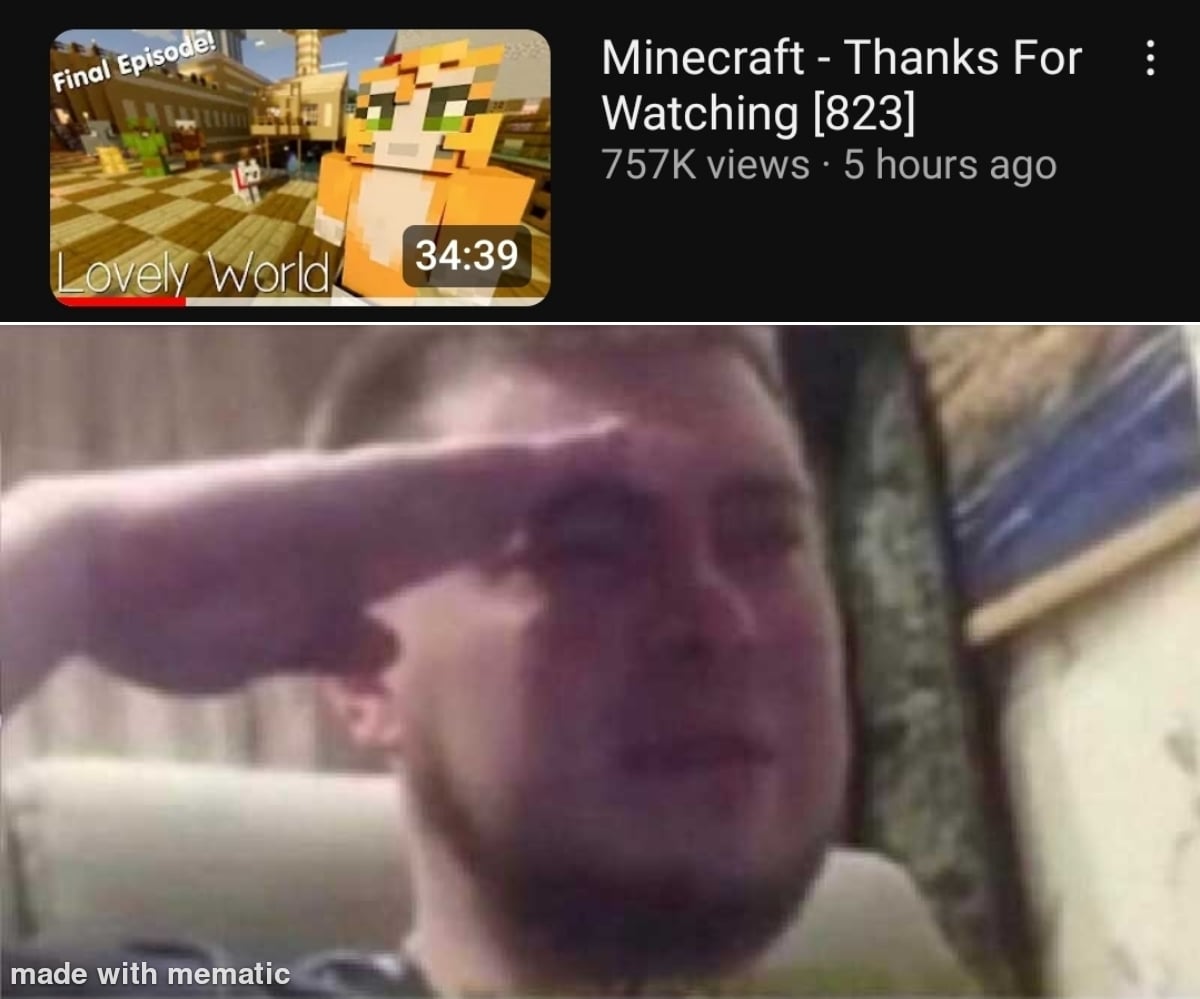 Minecraft Memes - Goodbye legend