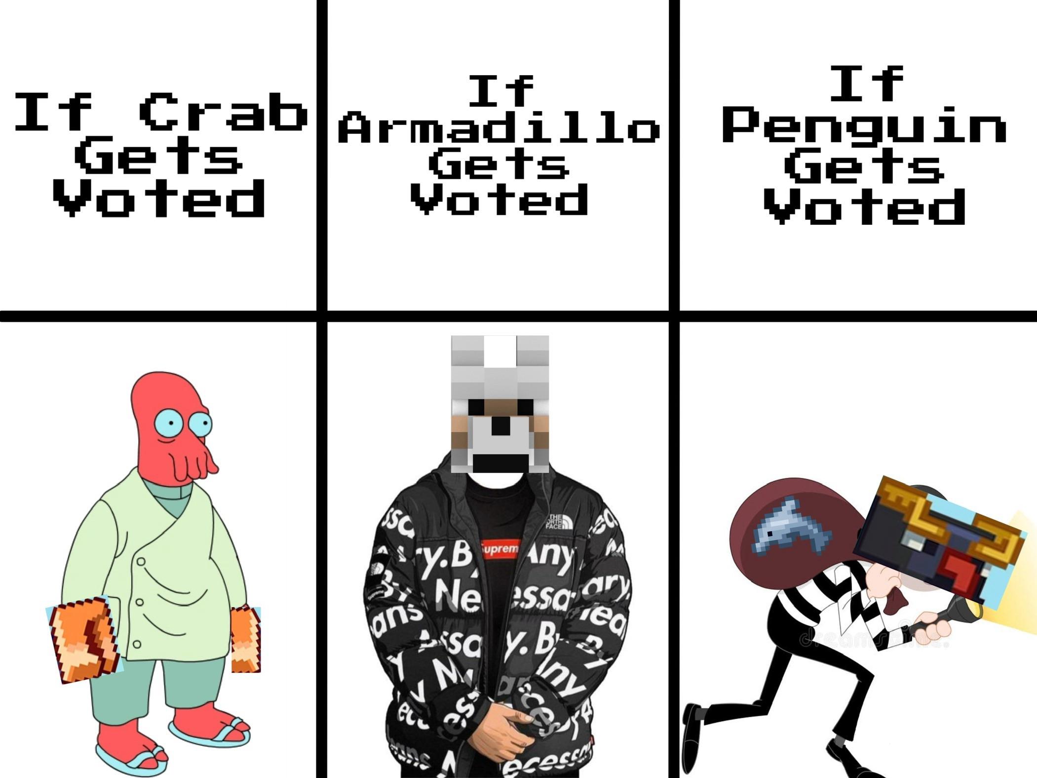 Minecraft Memes - How I see the mob vote