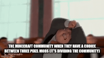Minecraft Memes - I get it, it's a bad system but come on, y'all are being overdramatic