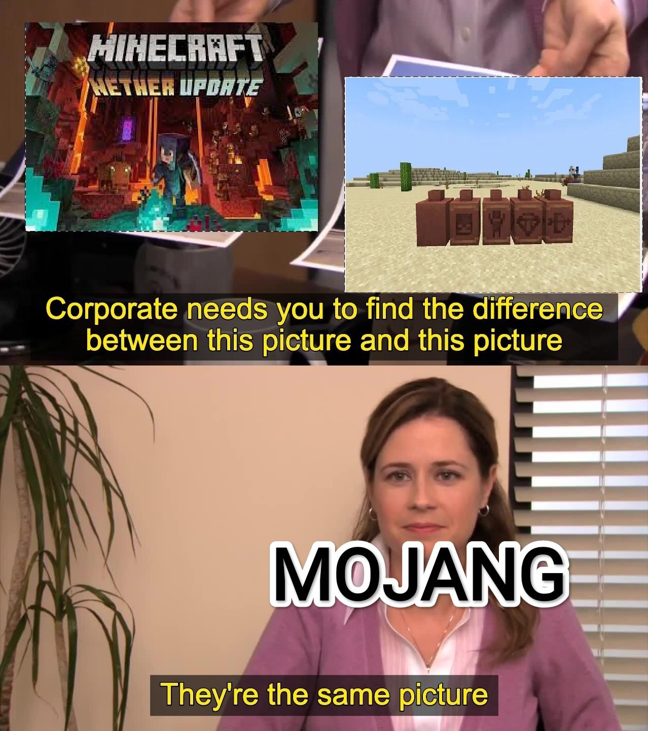 Minecraft Memes - I miss old good mojang