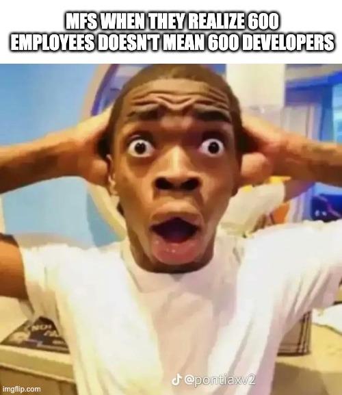 Minecraft Memes - I'm seeing this "600 employees" argument a lot. Hopefully this gives a better insight.