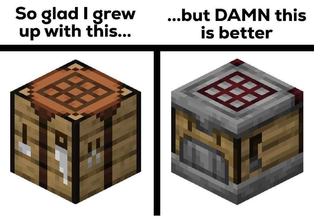 Minecraft Memes - Imma still use the crafting table
