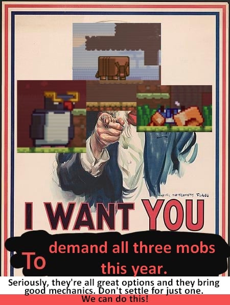 Minecraft Memes - I've made up my mind about the mob vote.