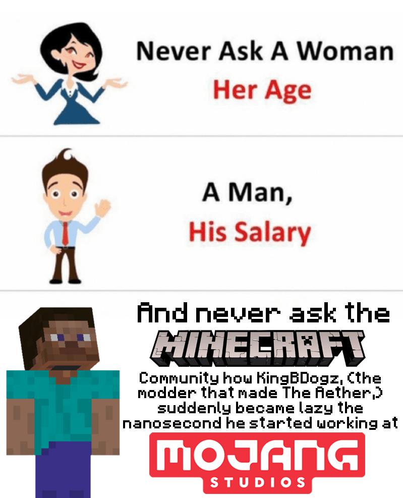 Minecraft Memes - Never ask the Minecraft Community...