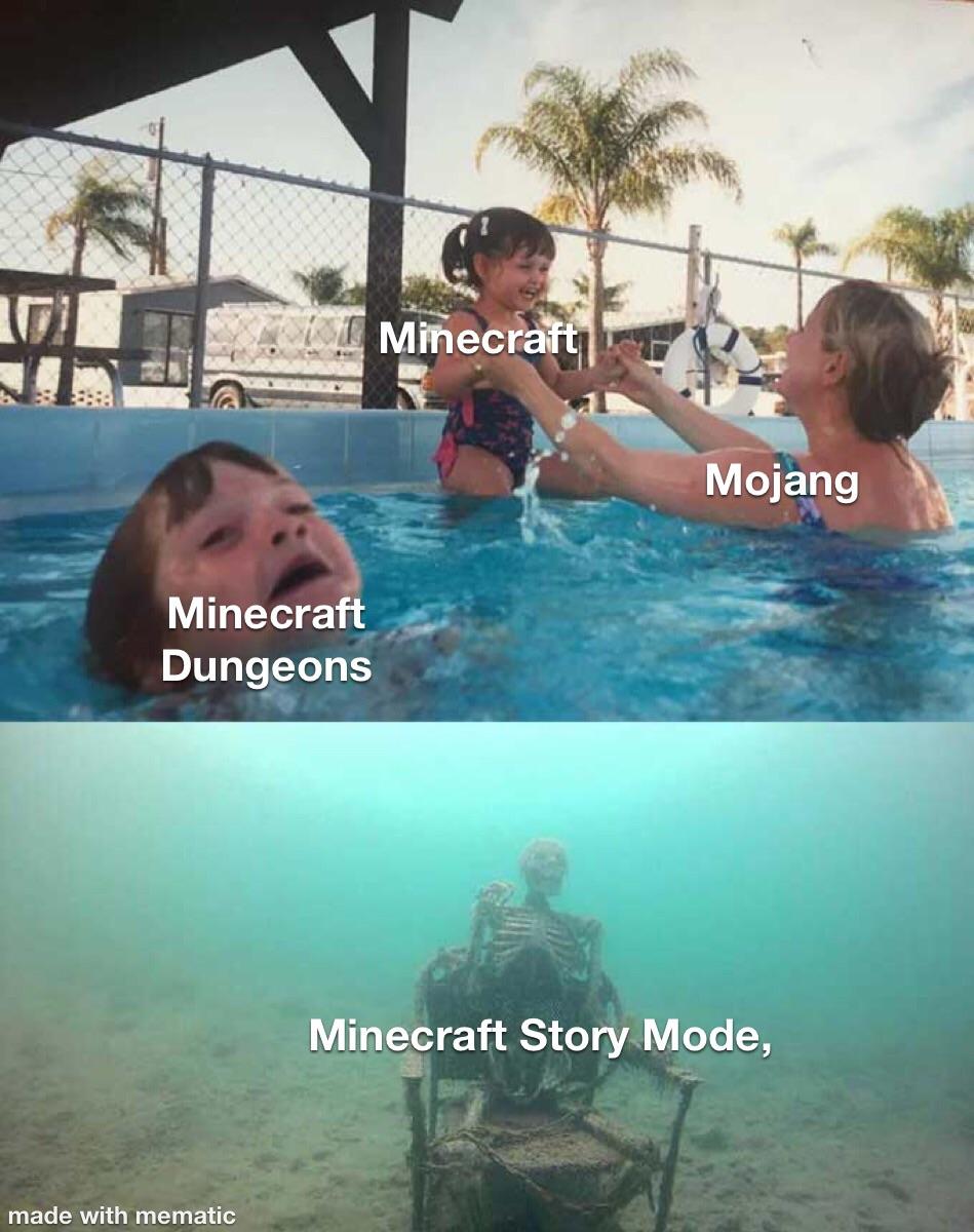 Minecraft Memes - Poor Story Mode