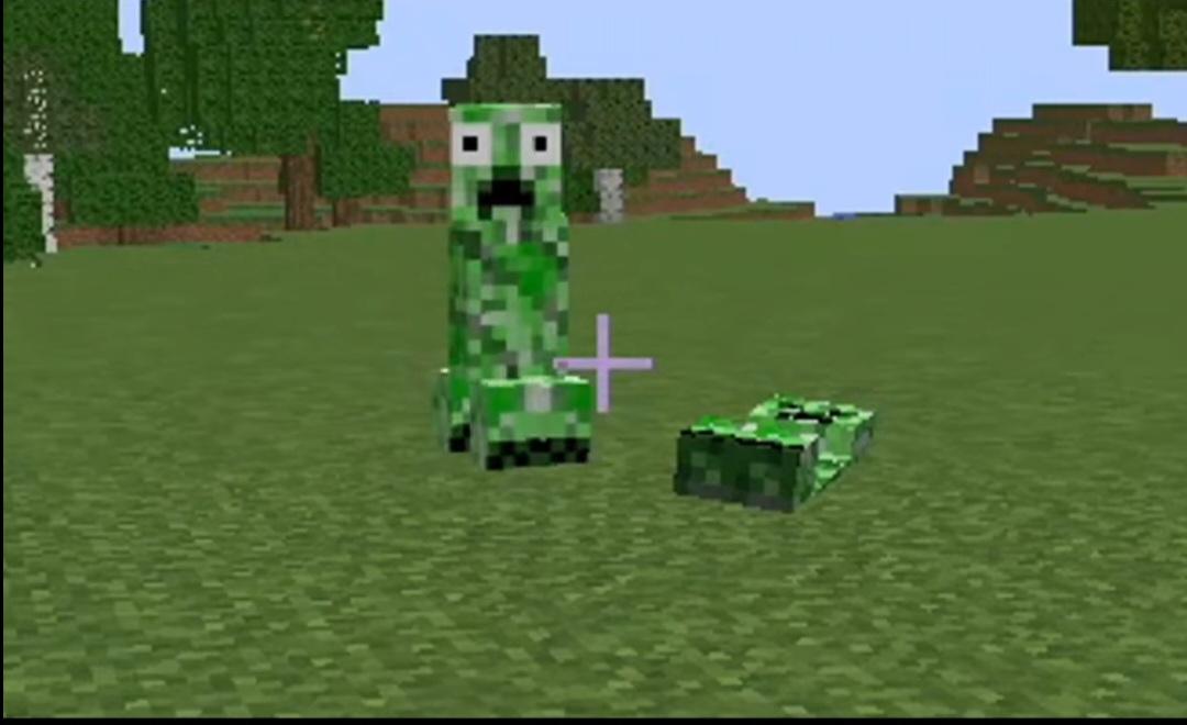 Minecraft Memes - Pov you shoot the creeper friend with power 5 punch 2 and flame with instant damage 2 for fun