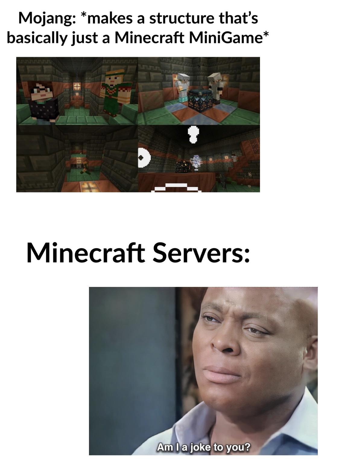 Minecraft Memes - Seriously tho how does this fit into the lore of Minecraft Mojang?