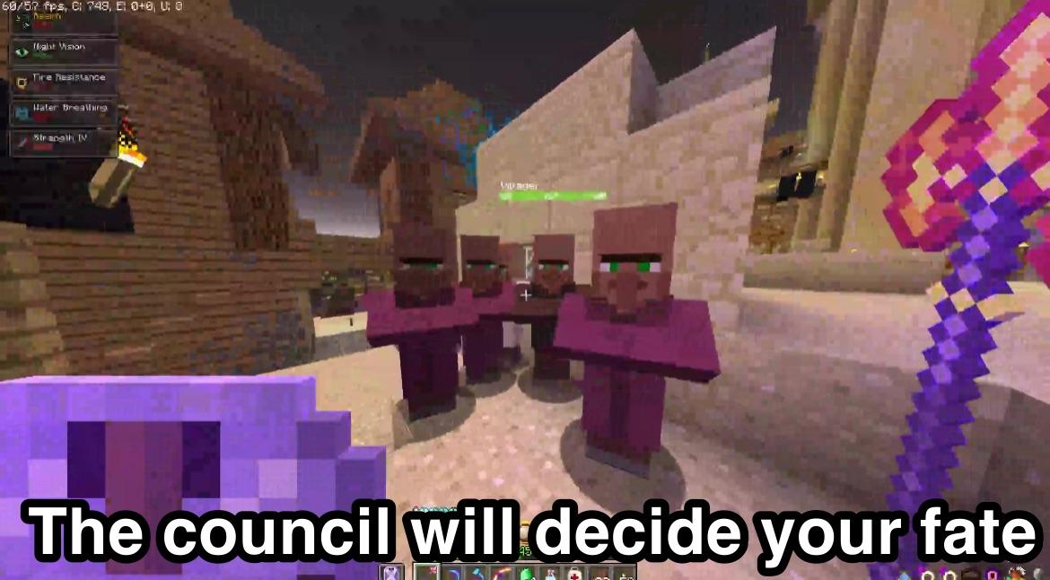 Minecraft Memes - Sizzling Council Decides!