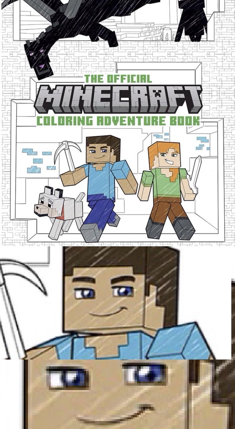 Minecraft Memes - The Official Minecraft Coloring Book