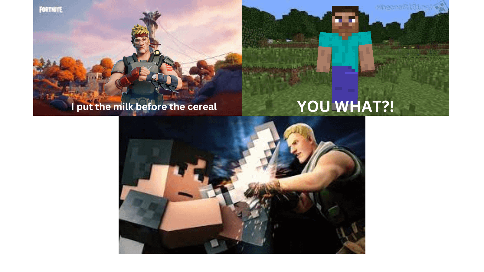 Minecraft Memes - The true origins of the rivalry