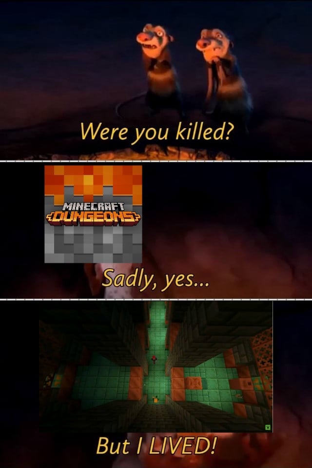 Minecraft Memes - They even used Minecraft Dungeons music during the announcement