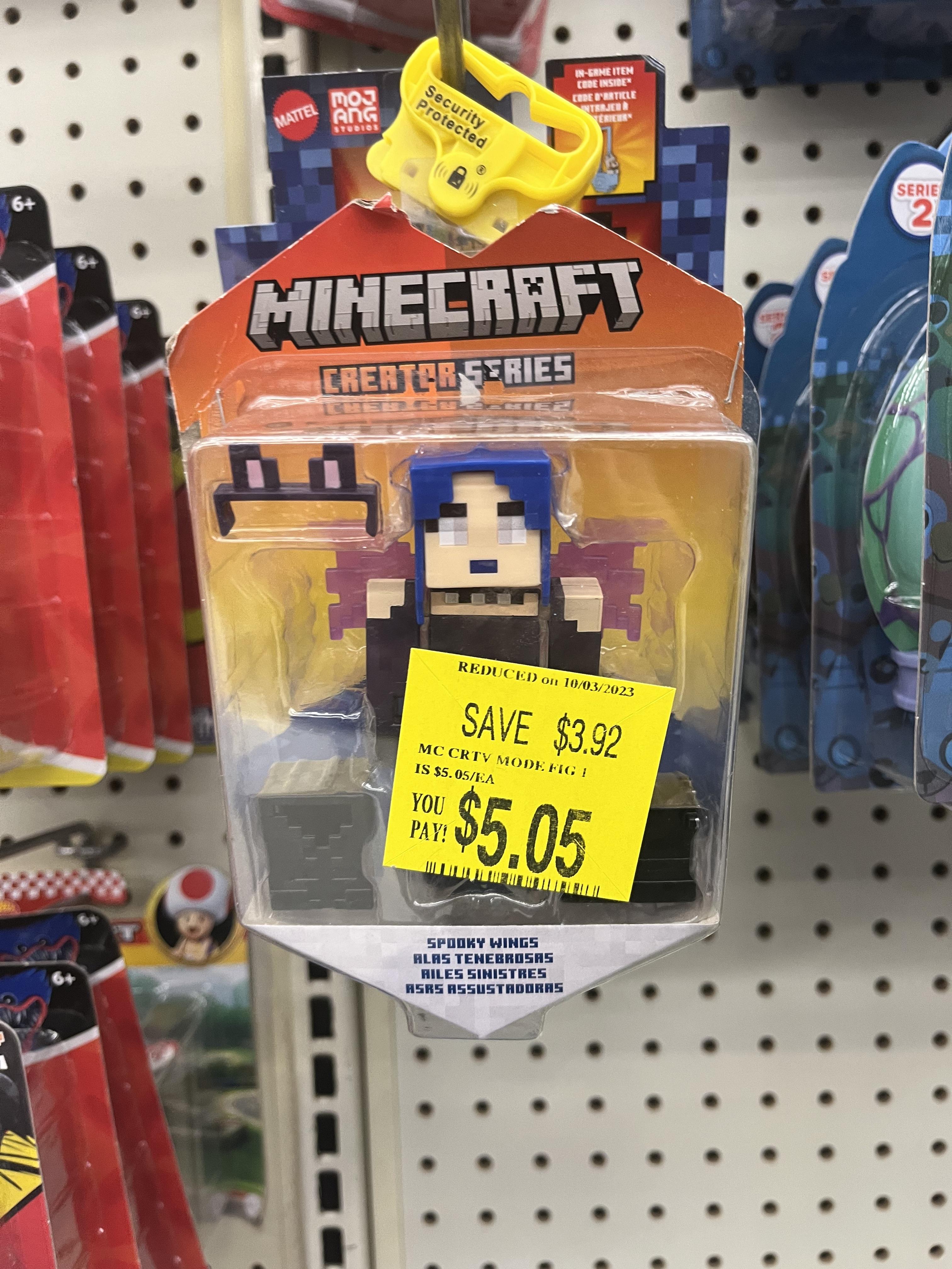 Minecraft Memes - This Minecraft figure I found at Walmart had an accessory to make it a cat girl