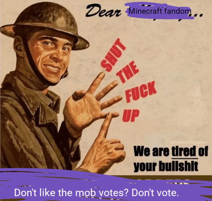 Minecraft Memes - about mob vote propaganda memes