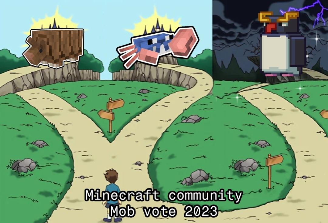 Minecraft Memes - about this year's mob vote