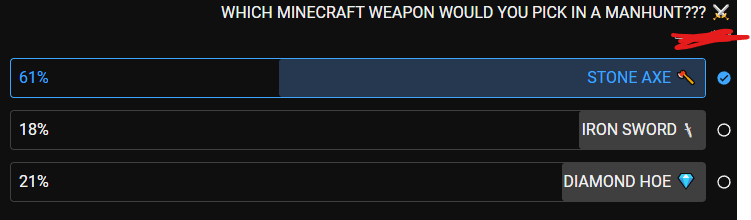 Minecraft Memes - diamond hoe > iron sword