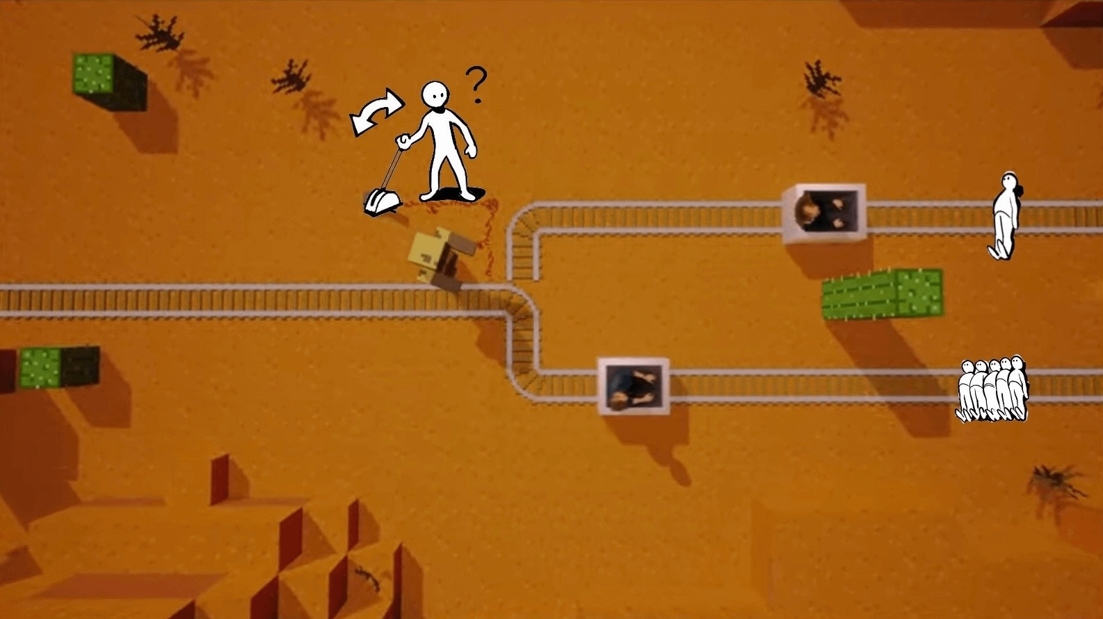 Minecraft Memes - minecraft live trolley problem