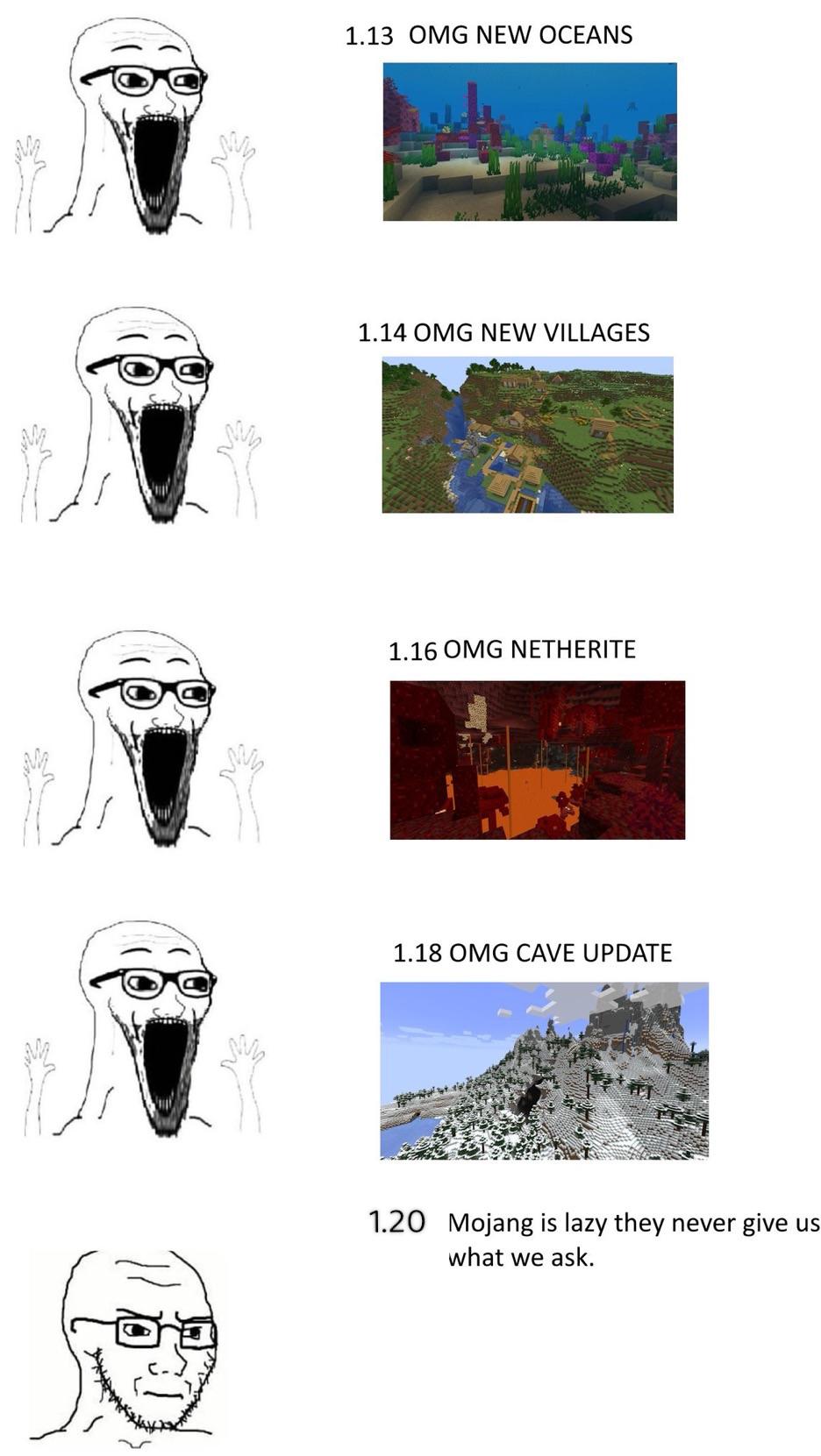 Minecraft Memes - (og by mrmarsh29 on twt)