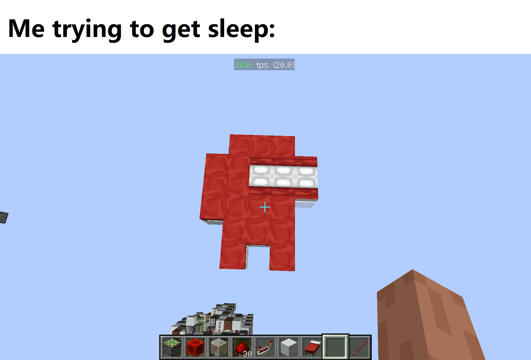 Minecraft Memes - "Any takers for this bed?"