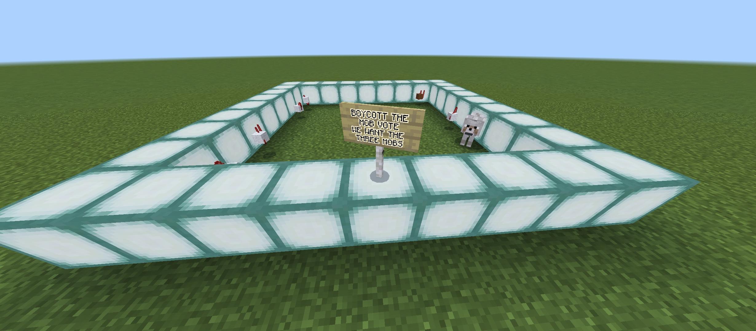 Minecraft Memes - "Can Wolves Jump Fences in Minecraft?" #StopTheMobVote