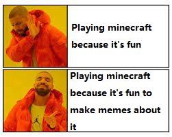 Minecraft Memes - Check my blocky swag