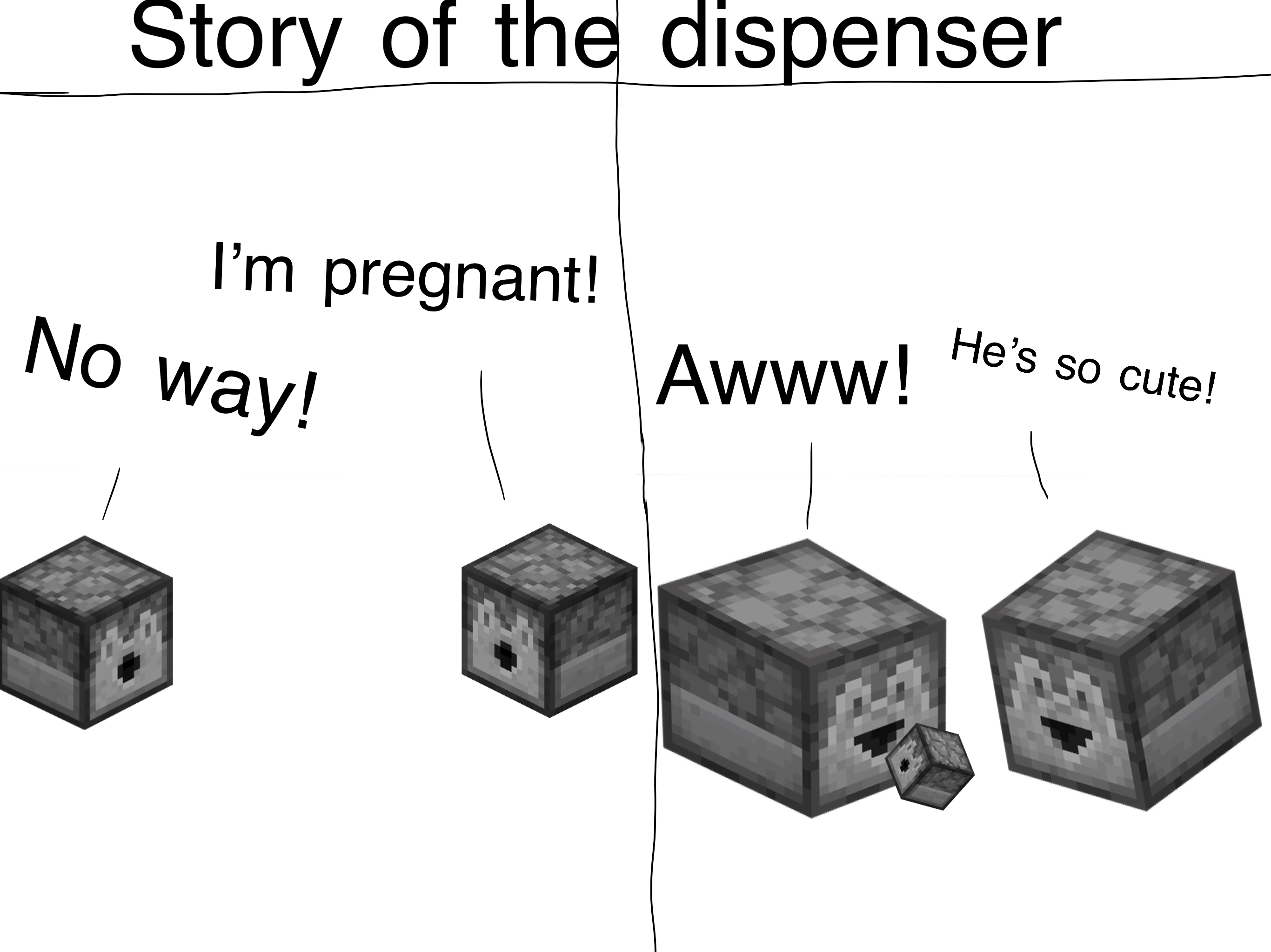 Minecraft Memes - "Dispenser Drama"