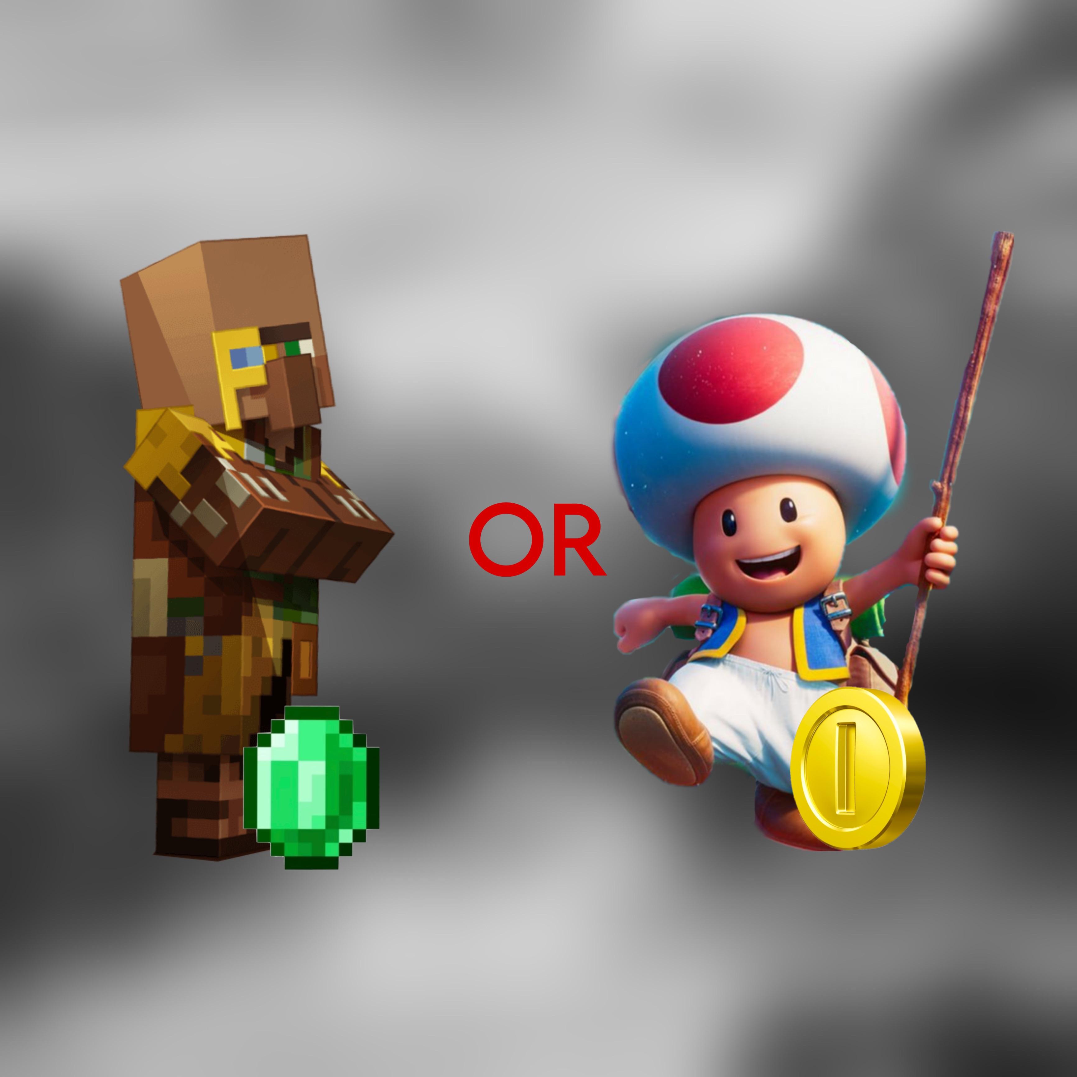 Minecraft Memes - Epic Scammer Showdown: Villager vs. Toad!