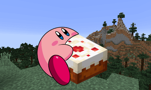 Minecraft Memes - "Me with cake in inventory 😂"