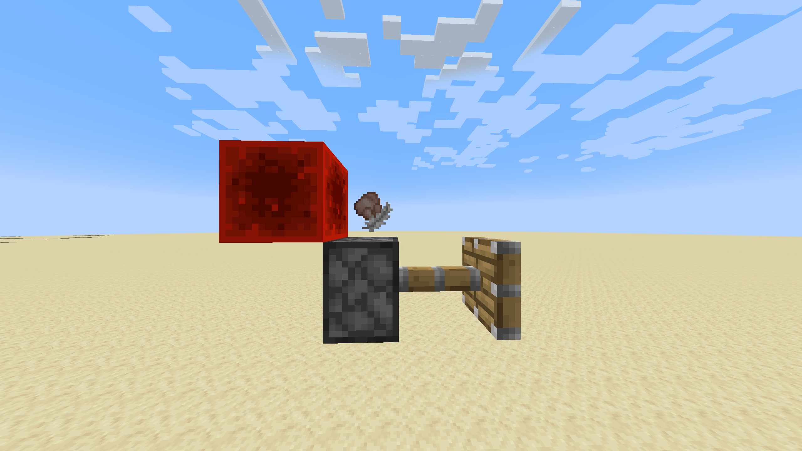 Minecraft Memes - Redstone can jump diagonal blocks?