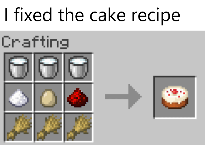 Minecraft Memes - "Revenge of the Cake"