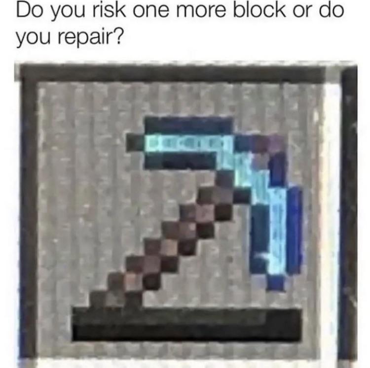 Minecraft Memes - "Risk it for the BISCUIT"