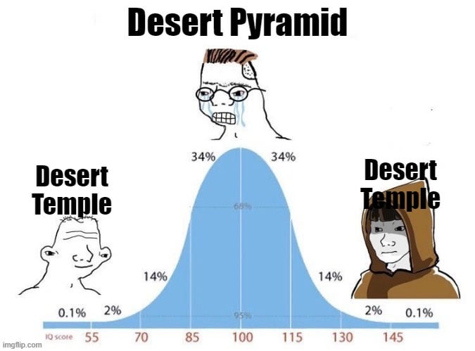 Minecraft Memes - Temple VS Pyramid