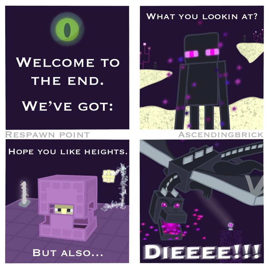 Minecraft Memes - Welcome 2 the Abyss
