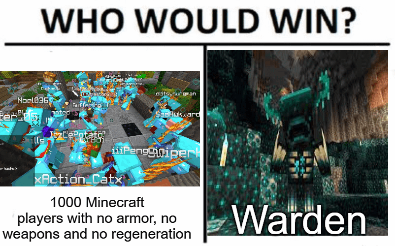 Minecraft Memes - "Who's gonna win?!"