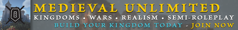 ✠ Medieval Unlimited ✠ 1.19.3 - Feudal Medieval Kingdoms, Extreme Realism, New Weapons, Dynamic Hunting, New Mobs, Detailed Custom Terrain ✠ Online Since 2011