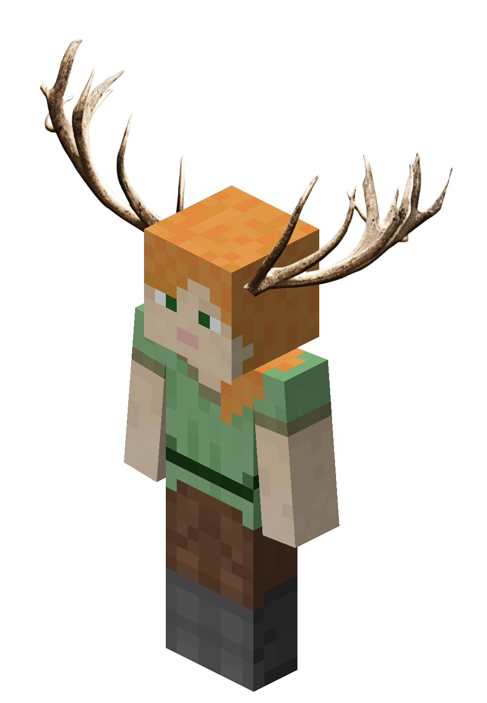 Minecraft Memes - "Alex got antlers? Trans?"