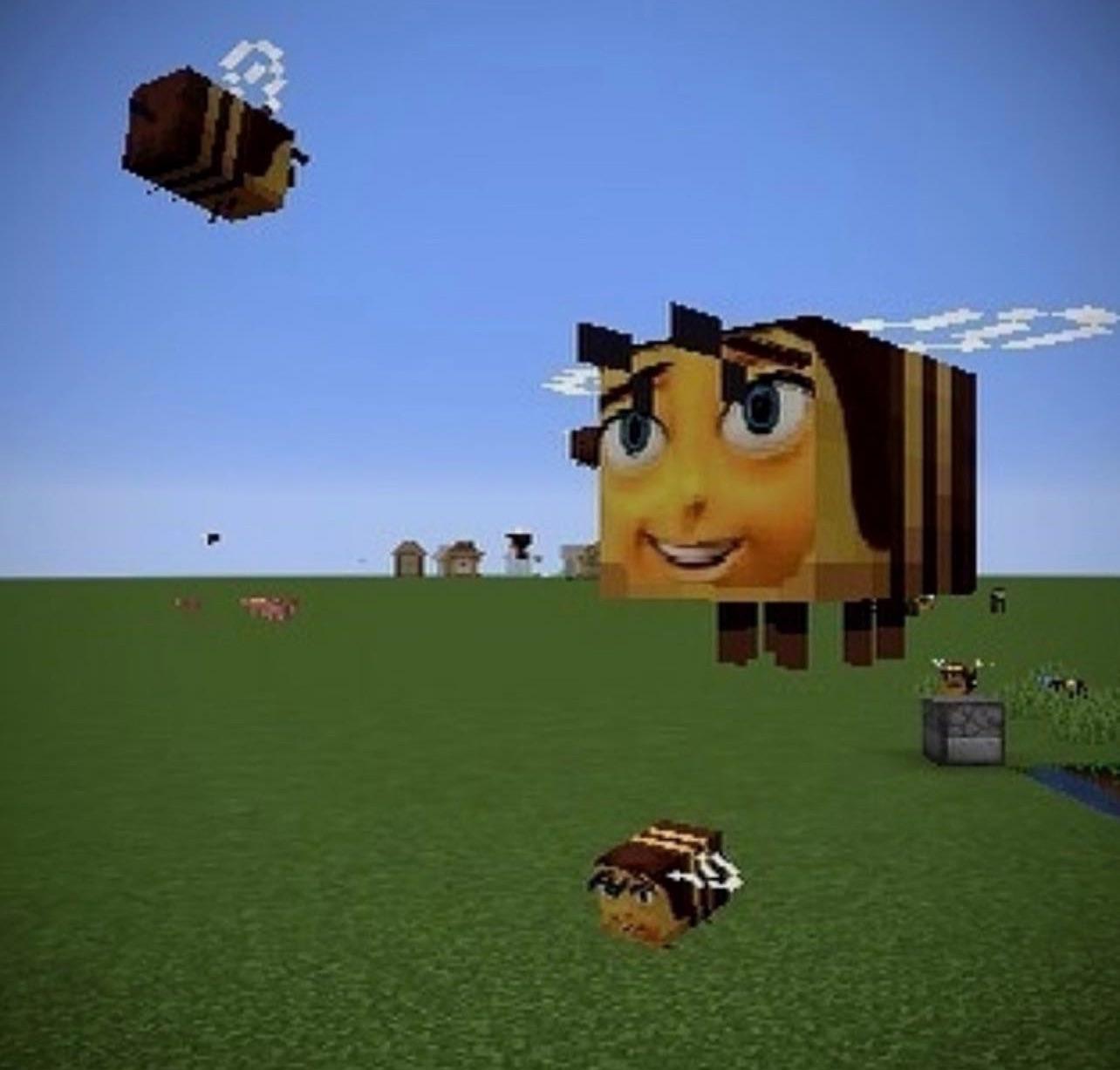 Minecraft Memes - "Bees: The Ultimate Minecraft Upgrade"