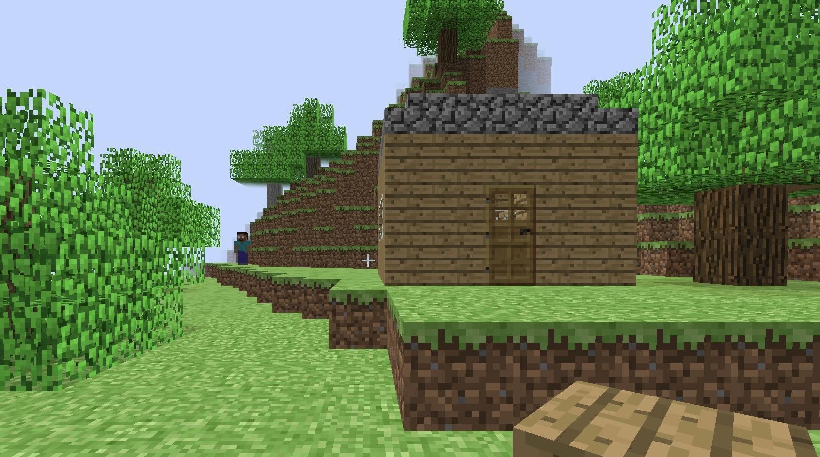 Minecraft Memes - "Finally a decent shack!"
