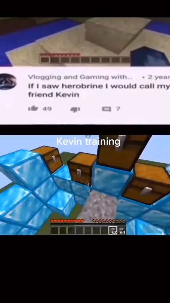 Minecraft Memes - "Kevin's Showdown: Herobrine"