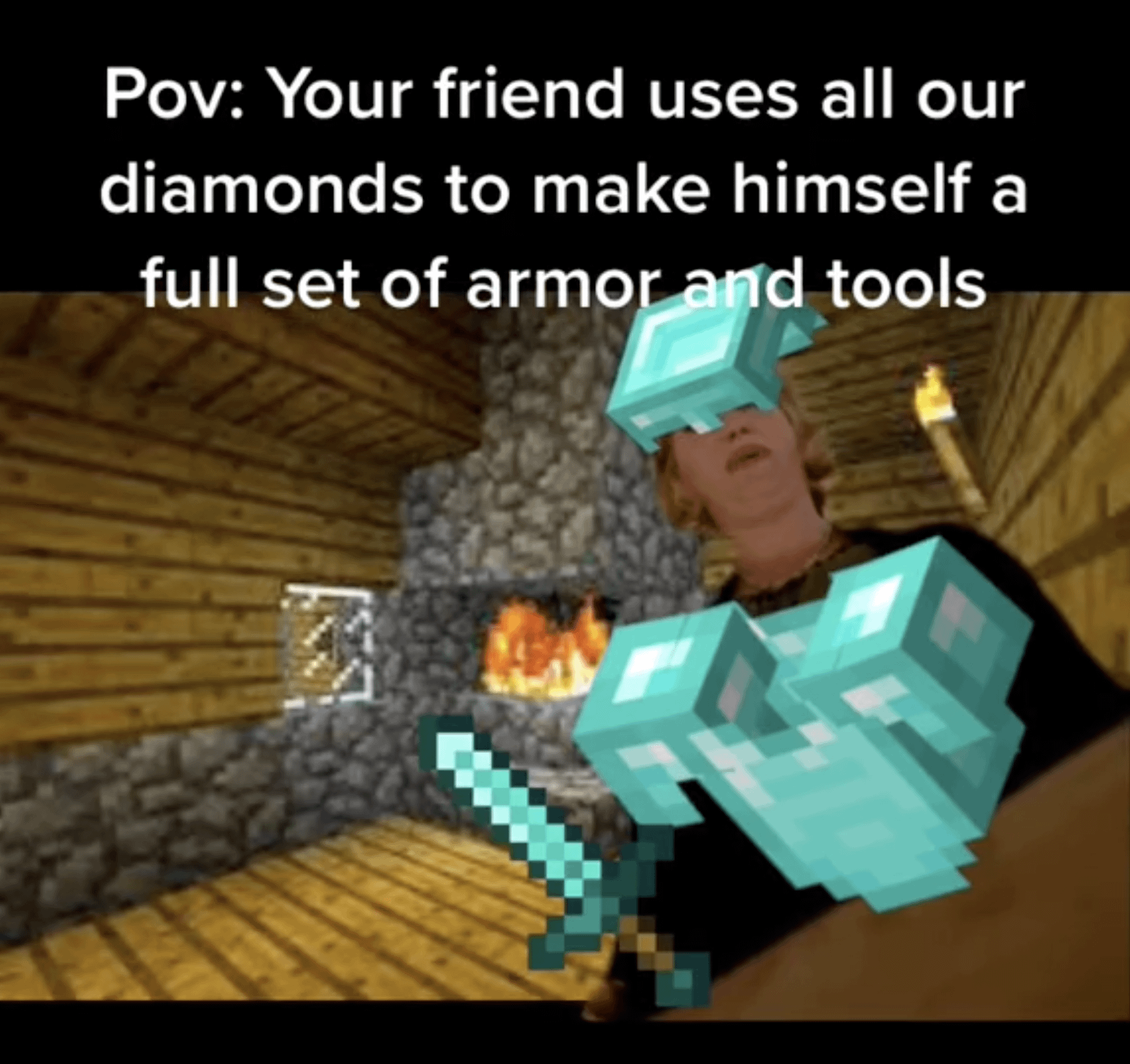 Minecraft Memes - Luck doesn't exist.