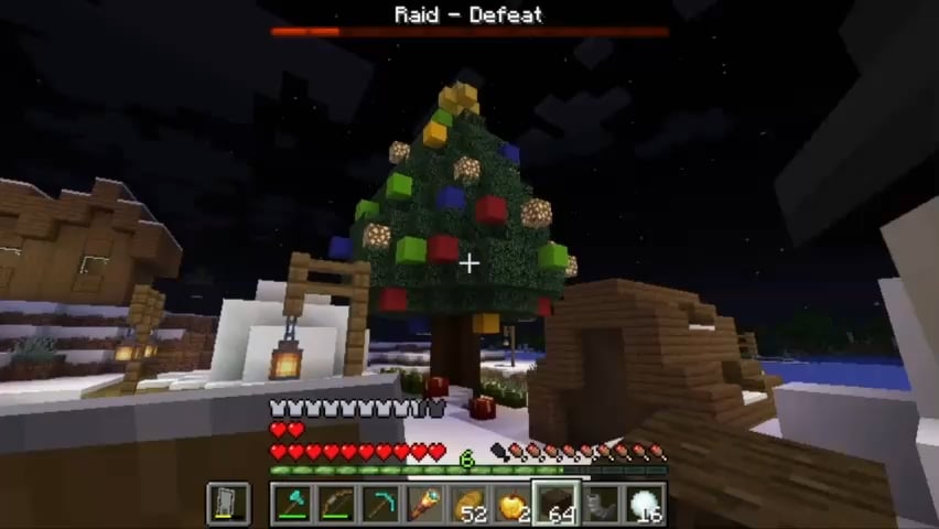 Minecraft Memes - "Santa ain't down with thievin' tree toppers"