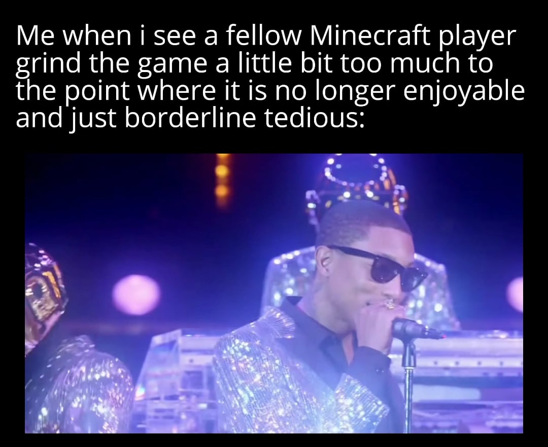 Minecraft Memes - "Spamming sweaty tryhards"