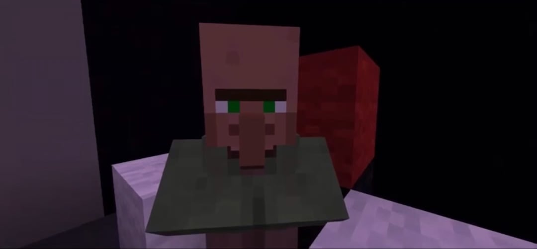 Minecraft Memes - "Villager tries scamming for emeralds"