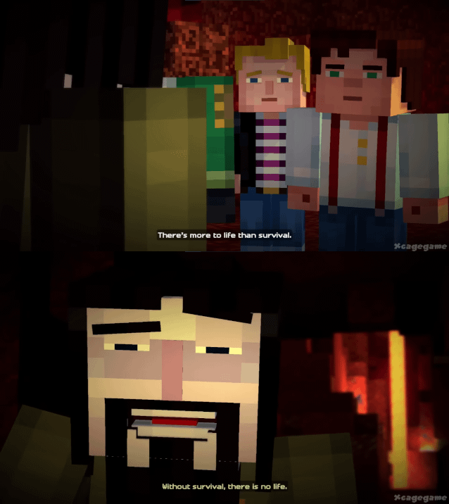 Minecraft Memes - When your friend suggests Creative mode