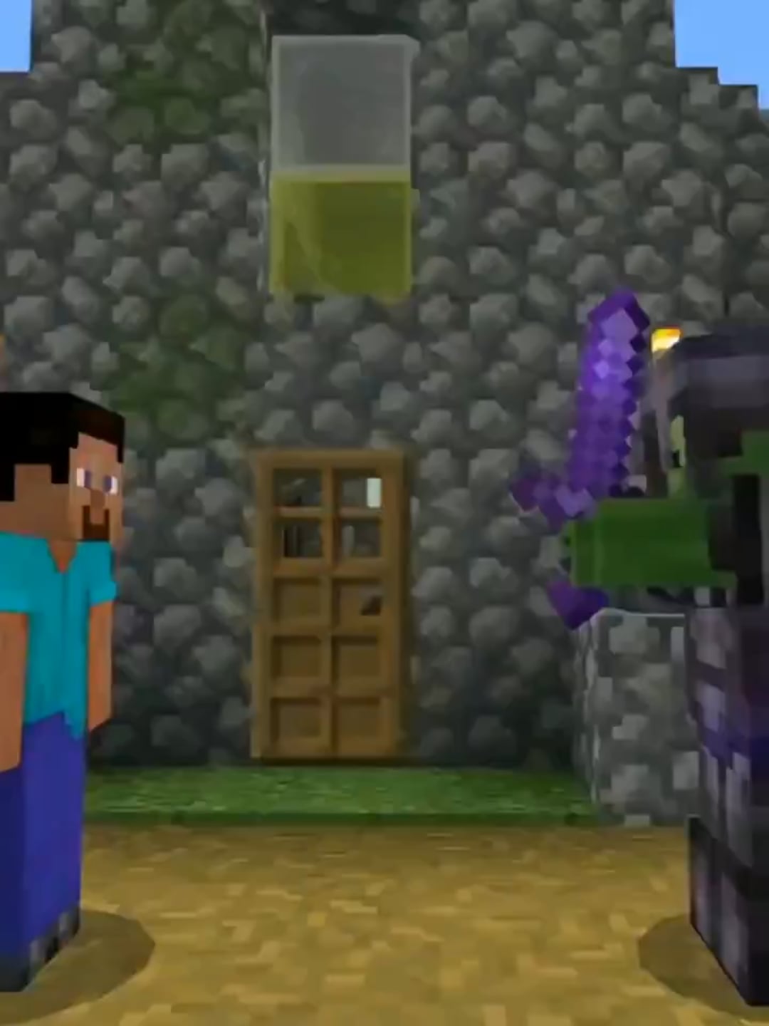 Minecraft Memes - "Who would win: Steve vs. Creeper"