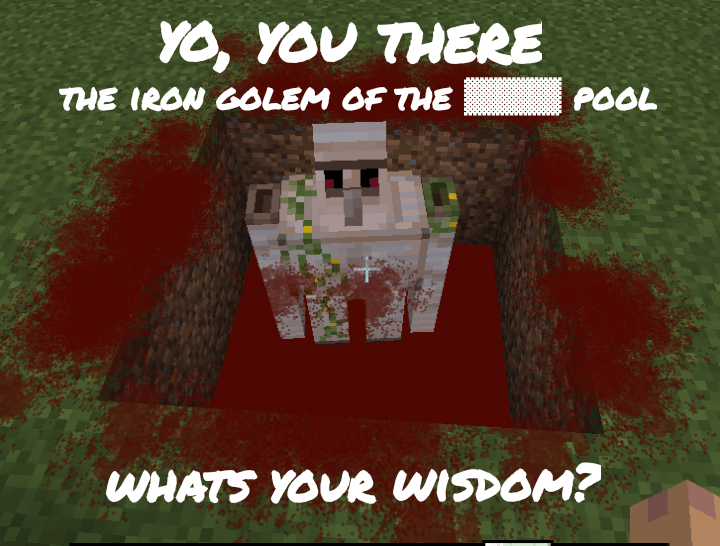 Minecraft Memes - "yo you there(too spicy nsfw)"