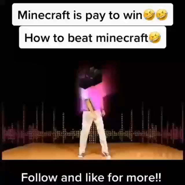Minecraft Memes - Minecraft pay to win? Pfft!