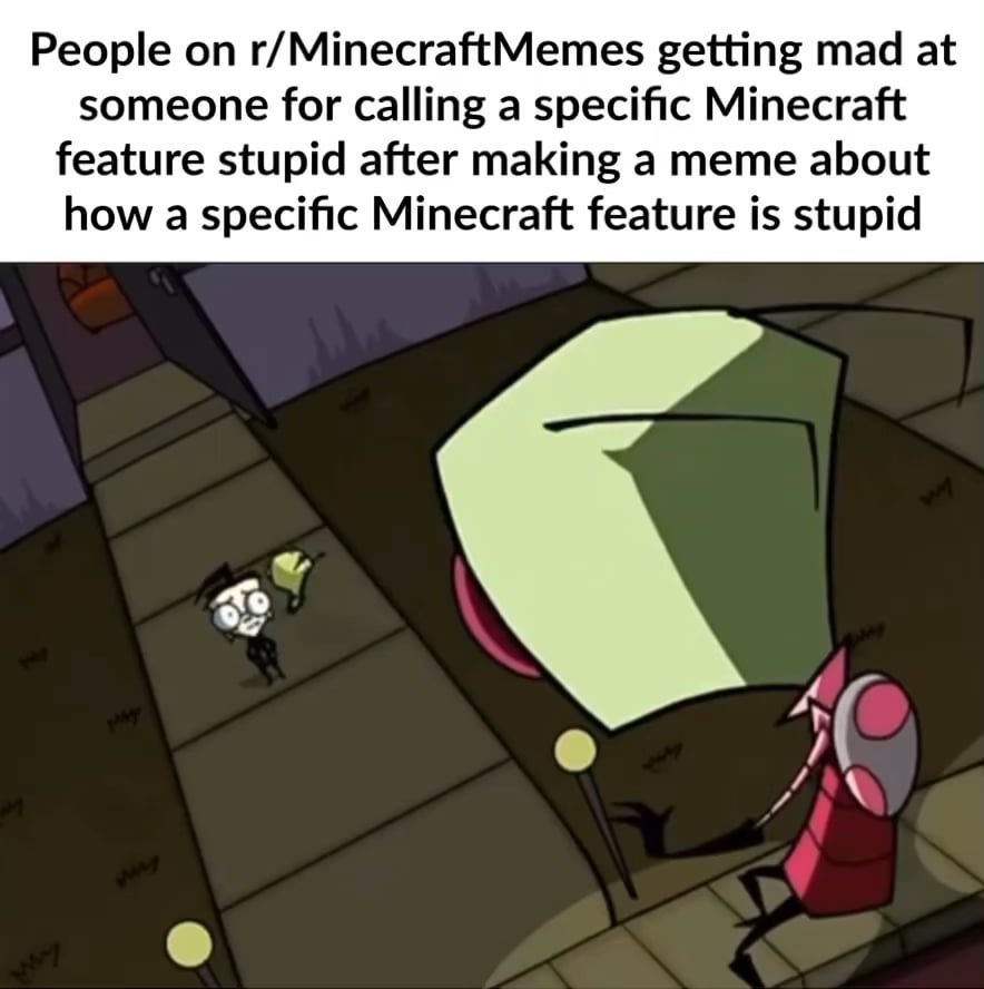 Minecraft Memes - "Trash-tier meme"